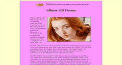 Desktop Screenshot of allisonposner.com